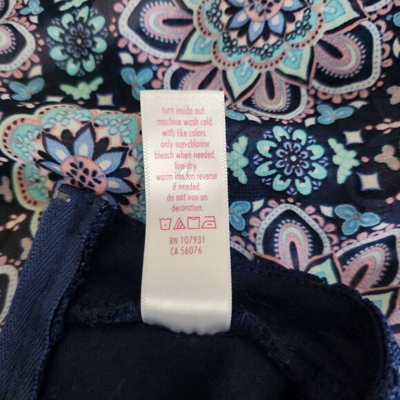 JUSTICE Girls Navy Blue High Neck Romper Dress Size 14 - Picture 7 of 8